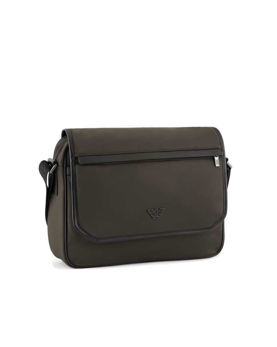 Emporio Armani Military Green Messenger Bag