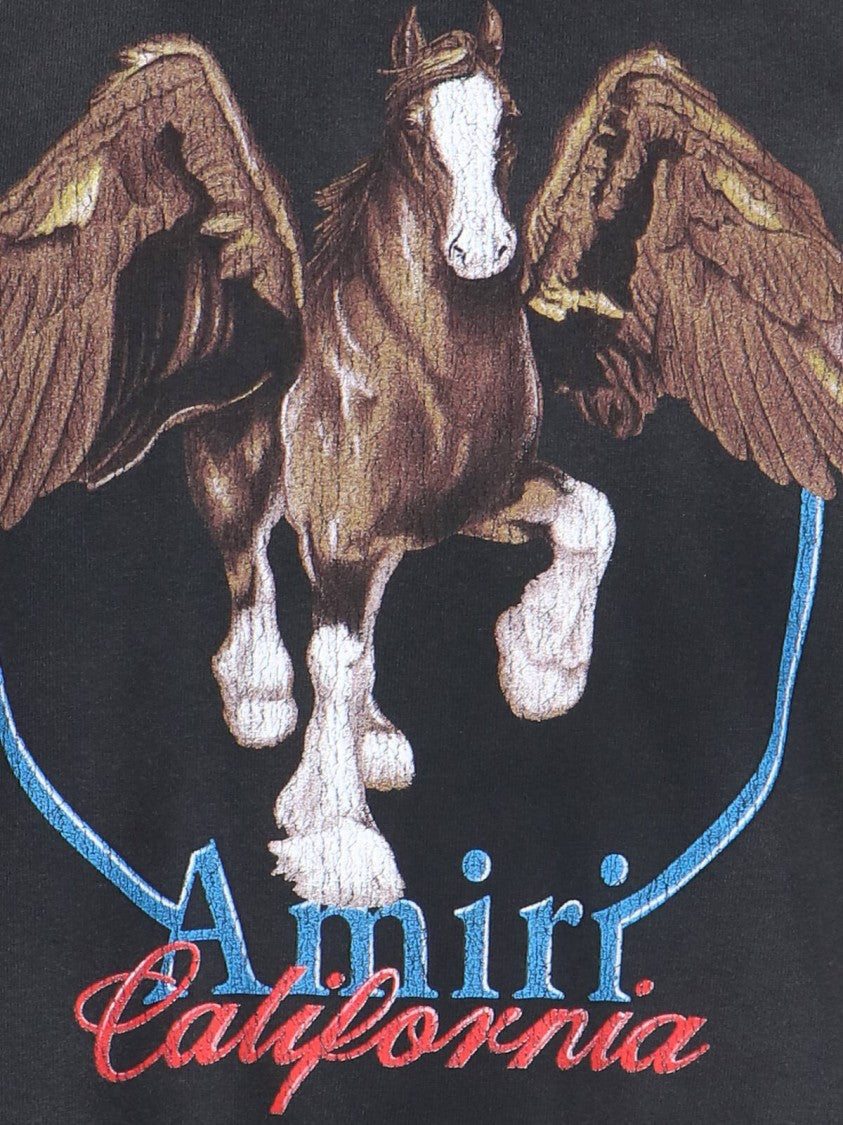 Amiri "Pegasus" Logo T-Shirt - Black