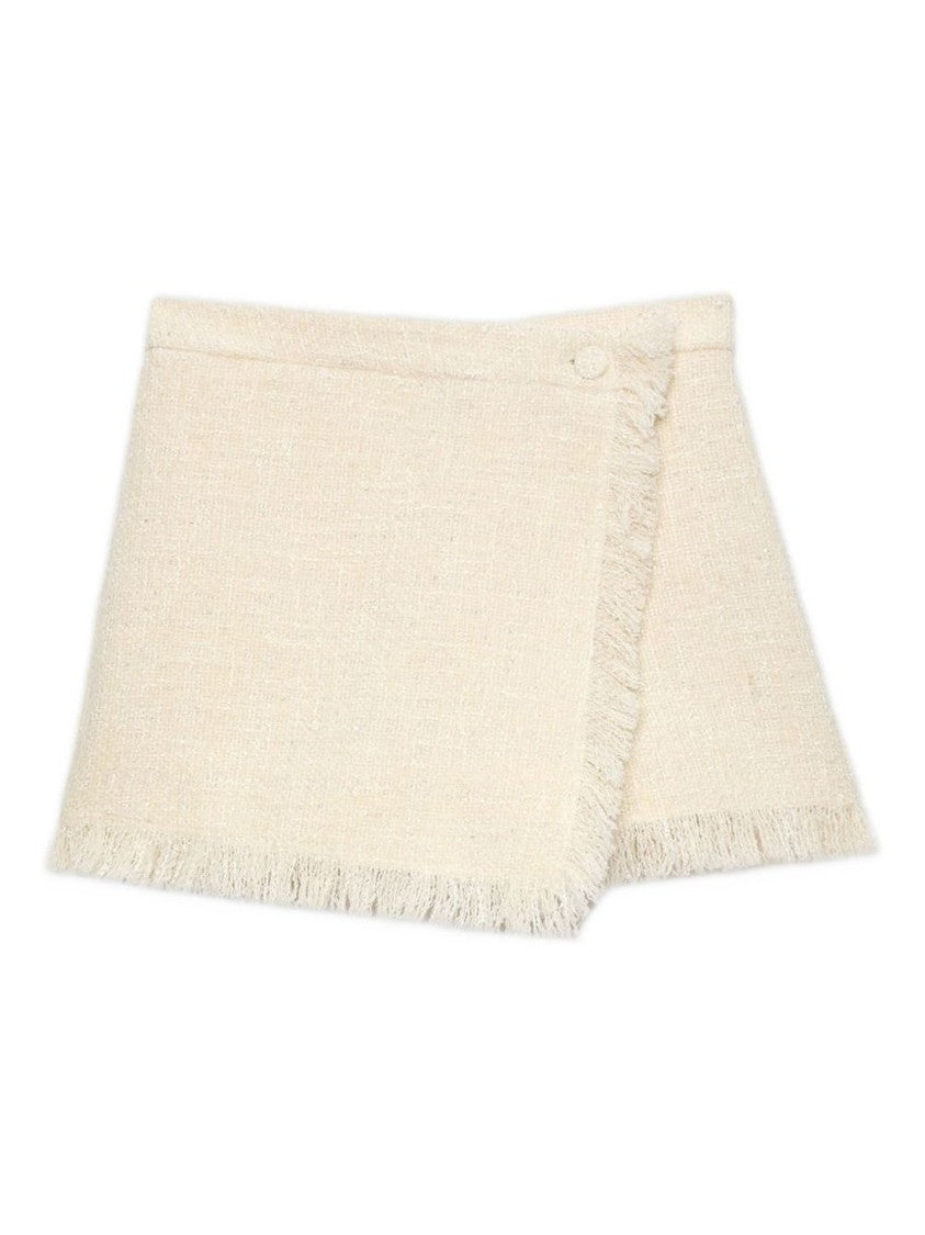 Msgm Short With Fringe