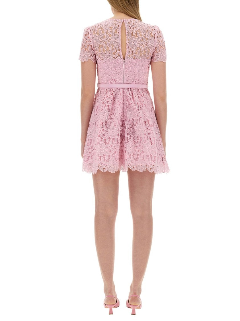 Self-Portrait Lace Mini Dress