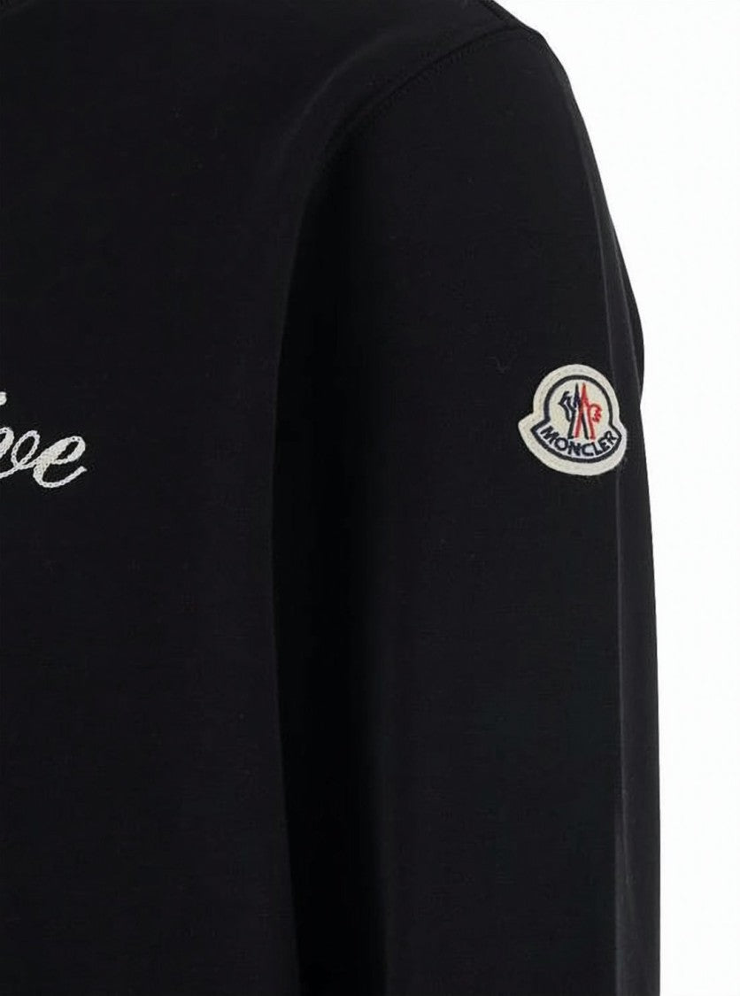Moncler Classic Black Long-Sleeve Sweatshirt