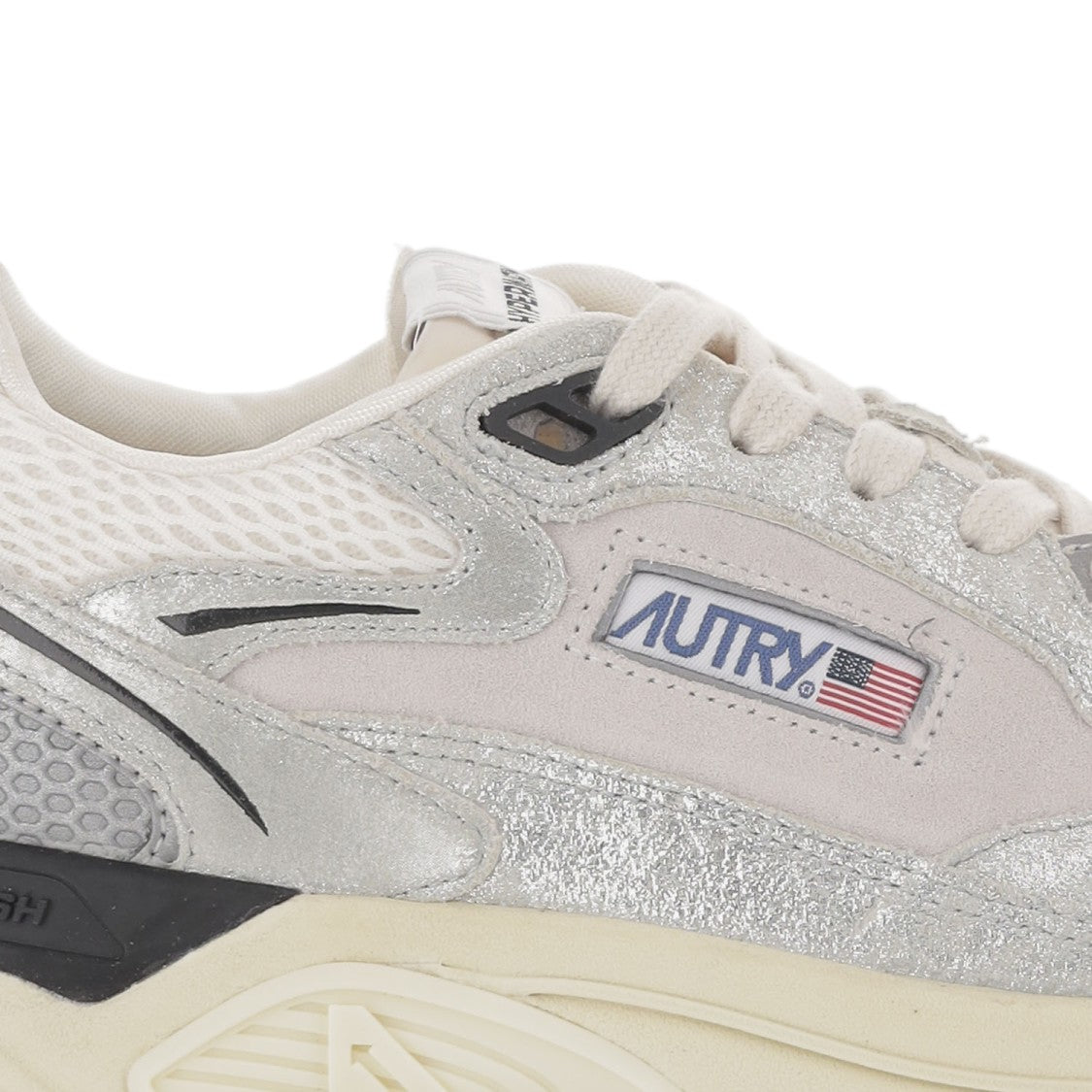 Autry Suede Mesh Terry Lacing Sneakers