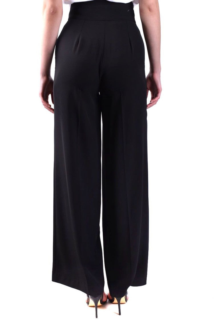 Maria Vittoria Paolillo Black Cotton Trousers