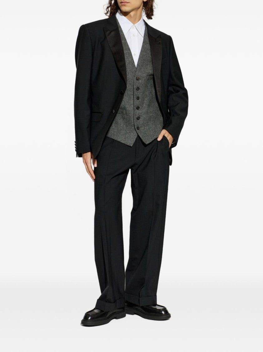 Givenchy White Long-Sleeve Cotton Crisp Collar Shirt