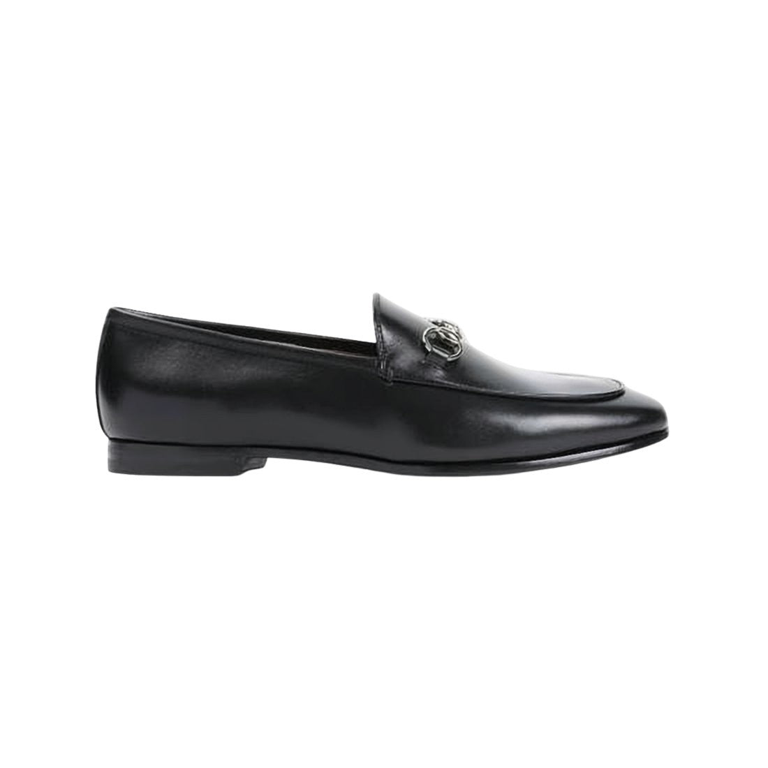 Gucci Black Leather Loafers