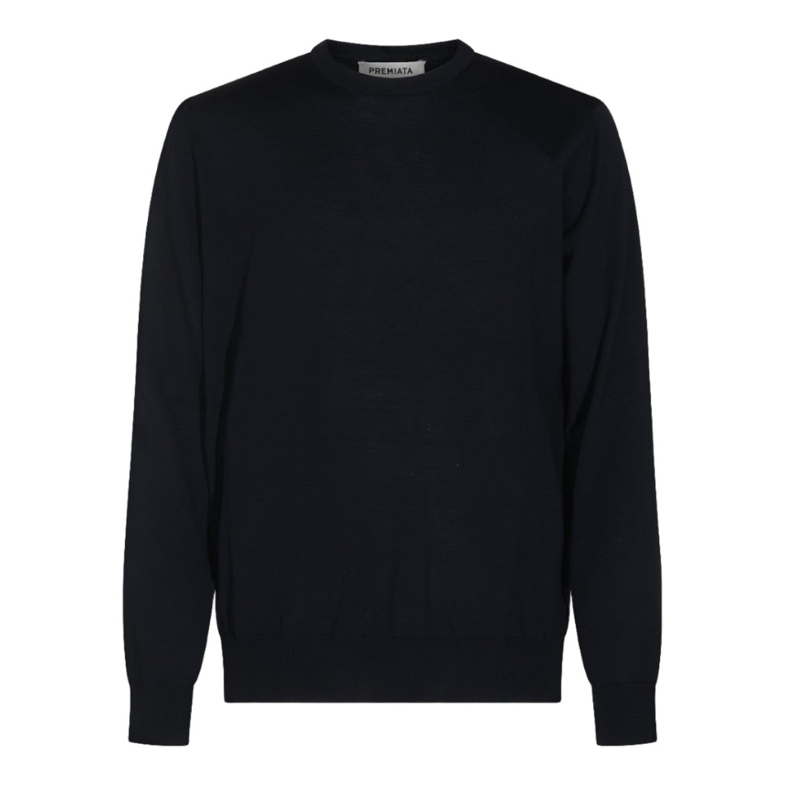 Premiata Minimalist Crew Neck Sweater With Ribbed Details
