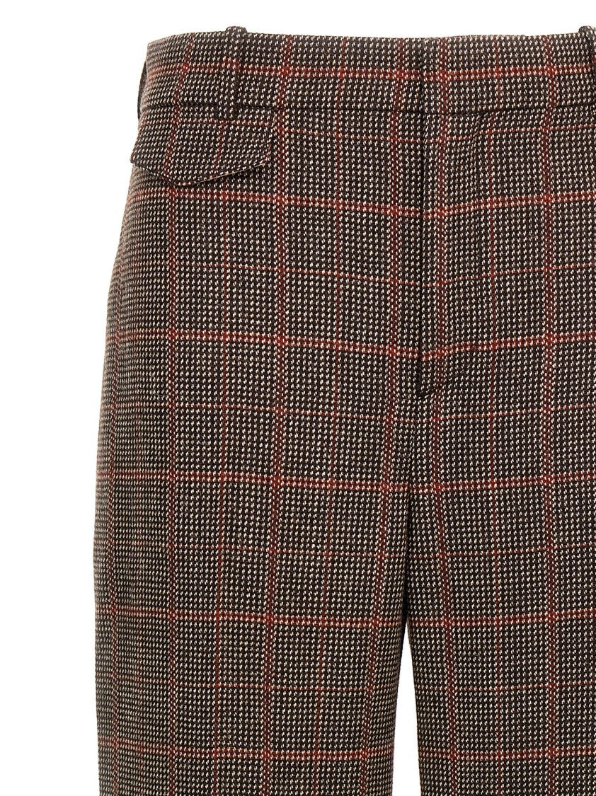Chloé Check Wool Pants