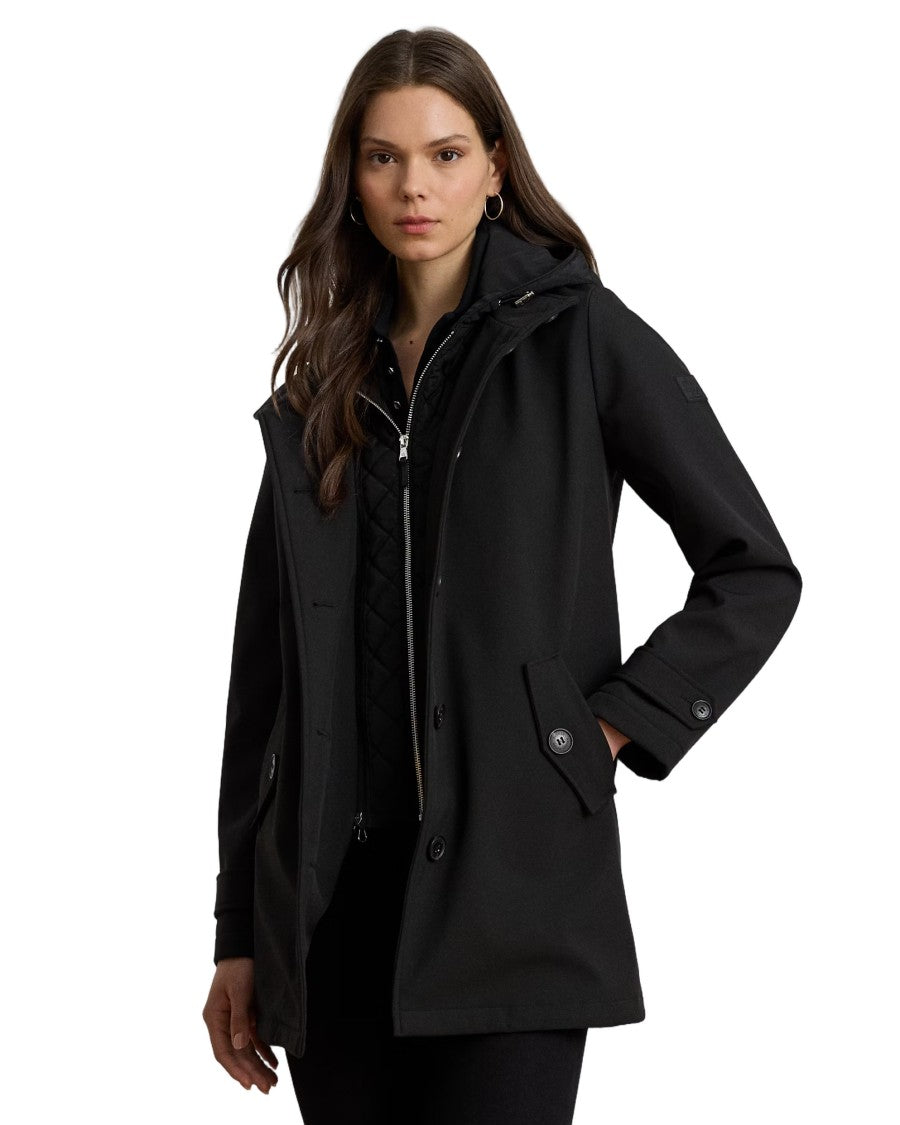 Lauren Ralph Lauren Unlined Short Coat With Button Closure