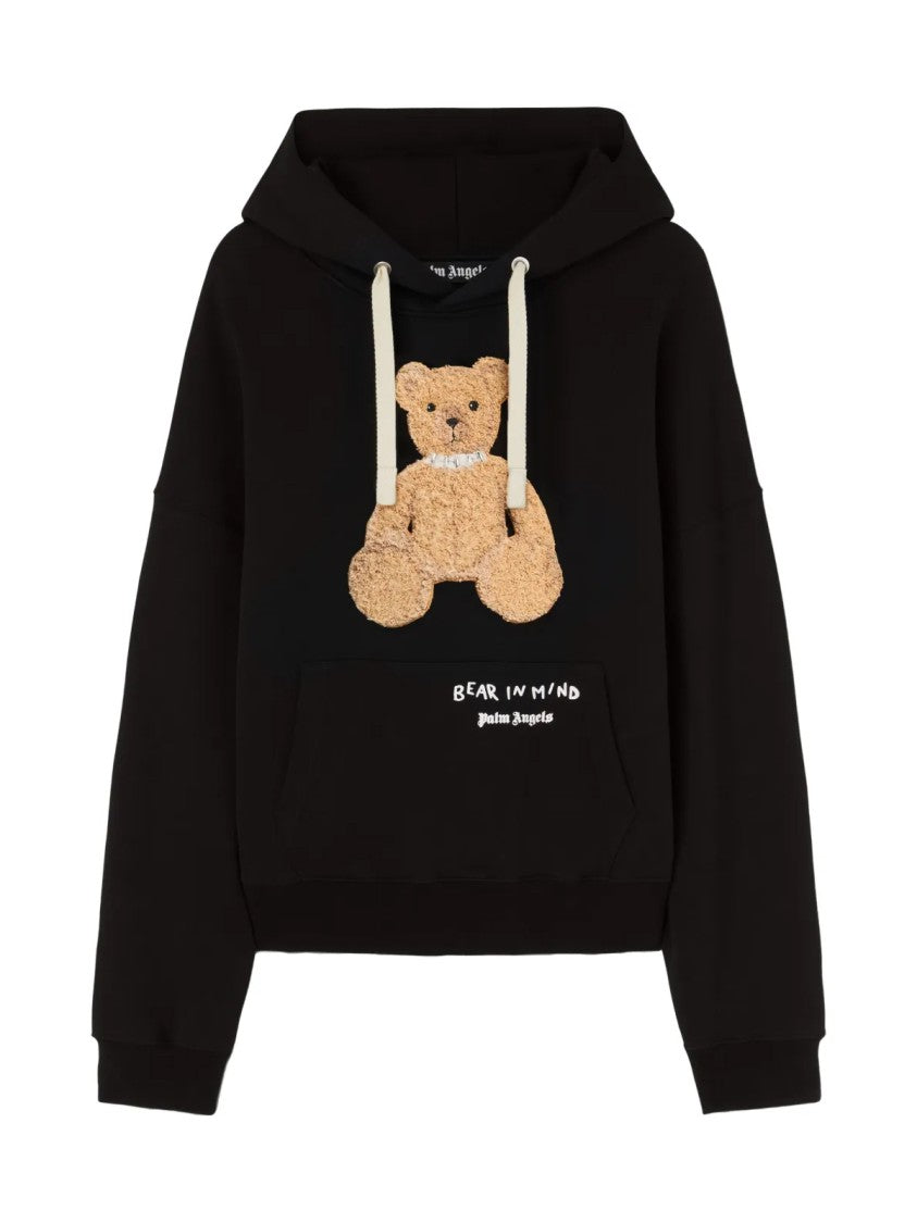 Palm Angels Bear In Mind Logo Hoodie