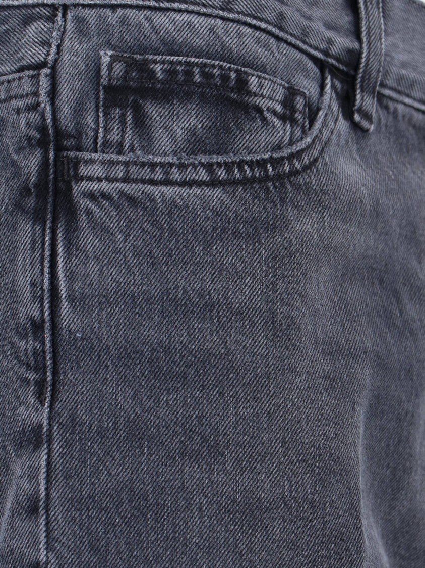 Seafarer Bootcut Jeans In Worn Grey Cotton