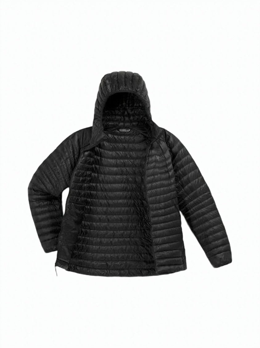 A.P.C. Quilted Down Coat With Hood And Fitted Silhouette