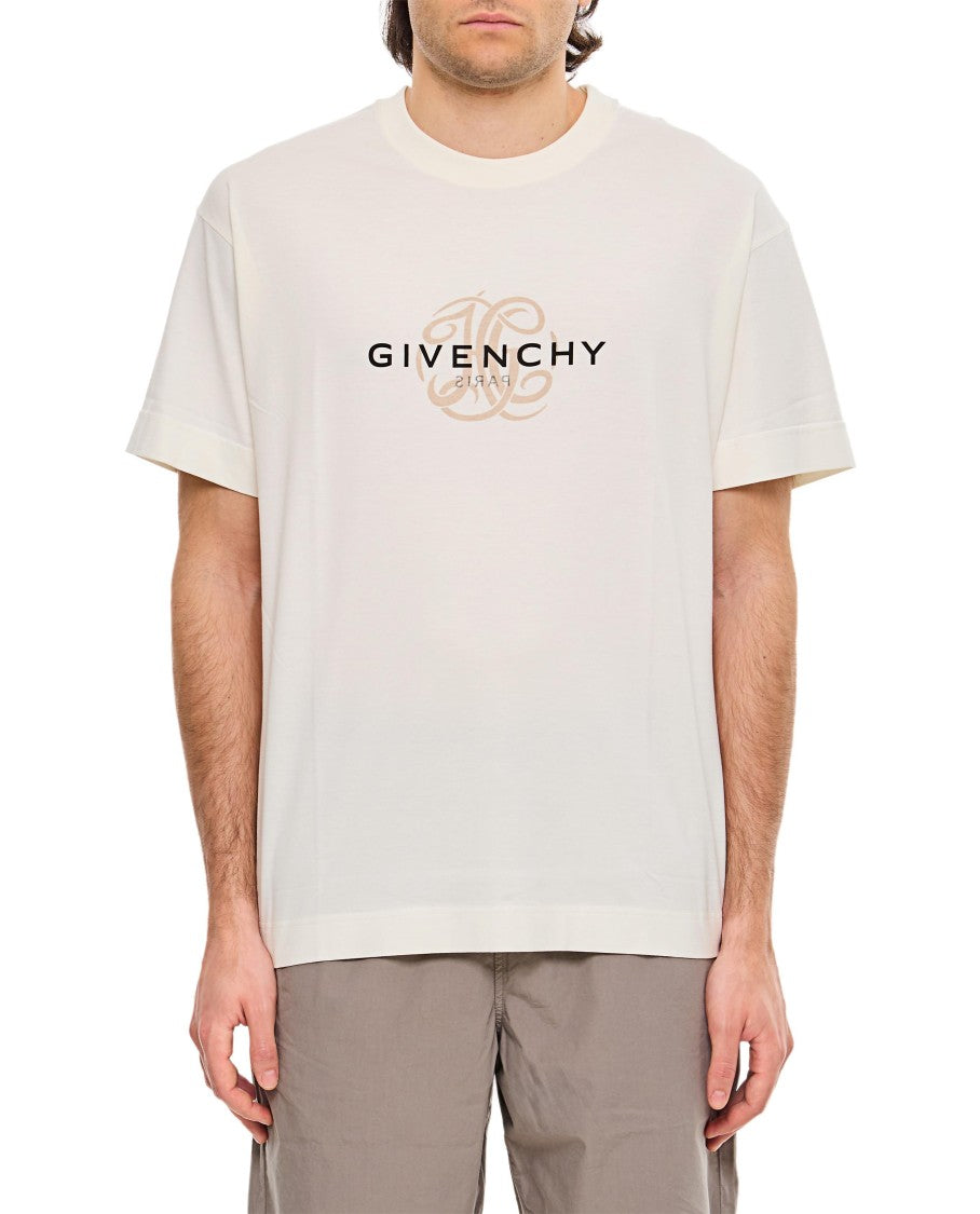 Givenchy Front Logo Print Crew-Neck T-Shirt