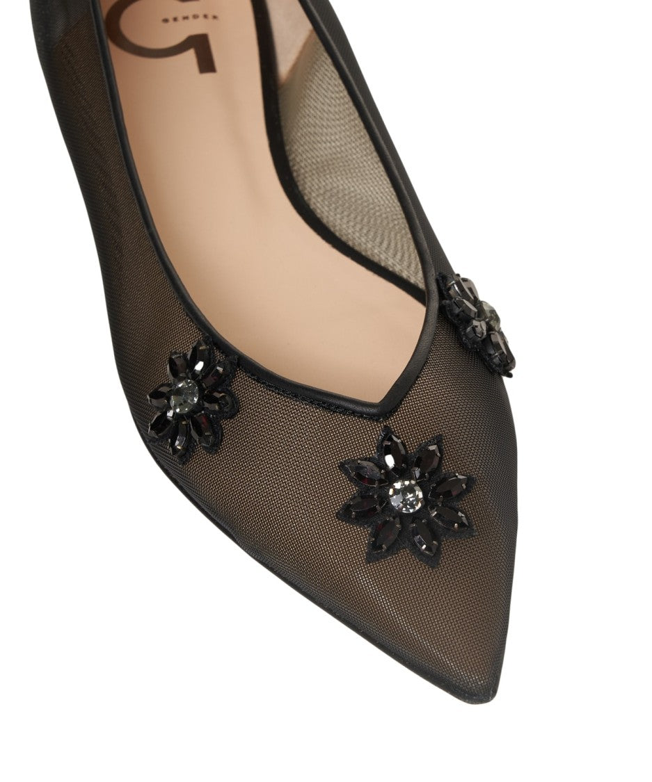 Gender Mesh Ballerina Flats