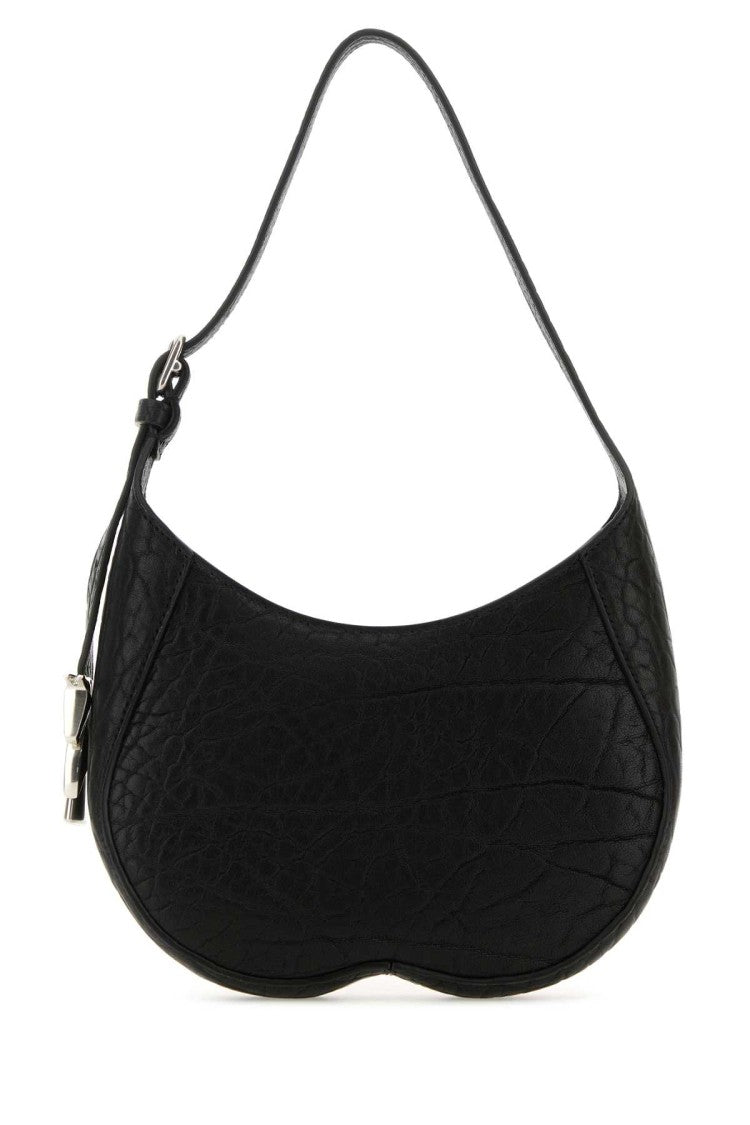 Burberry Black Leather Small Chess Shoulder Bag