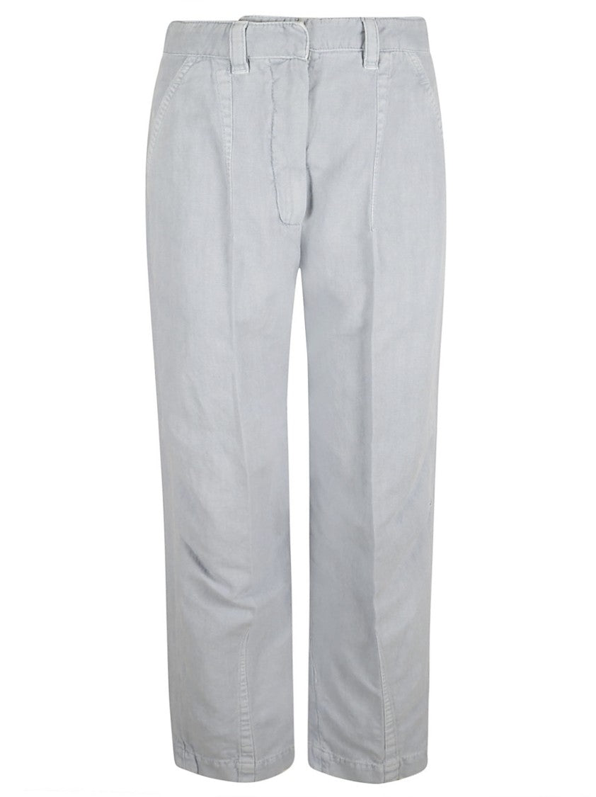 Brunello Cucinelli Straight Leg Trousers With Classic Waistband
