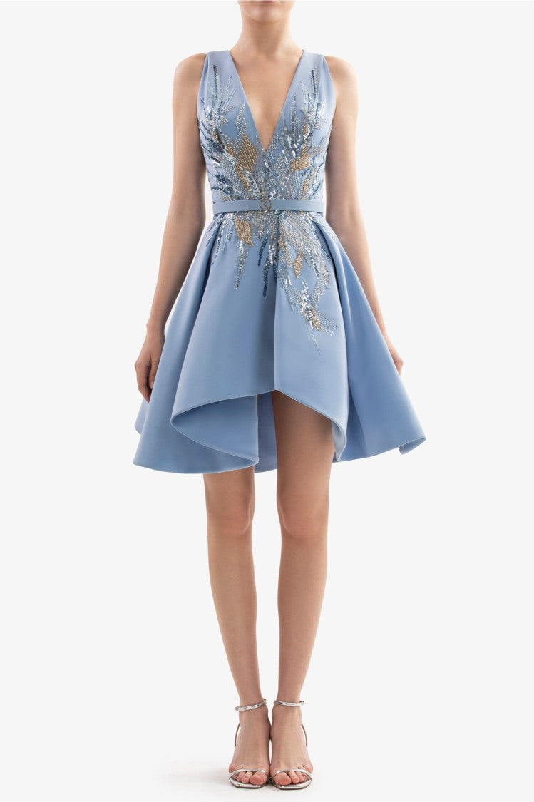 Saiid Kobeisy Short Embroidered Dress