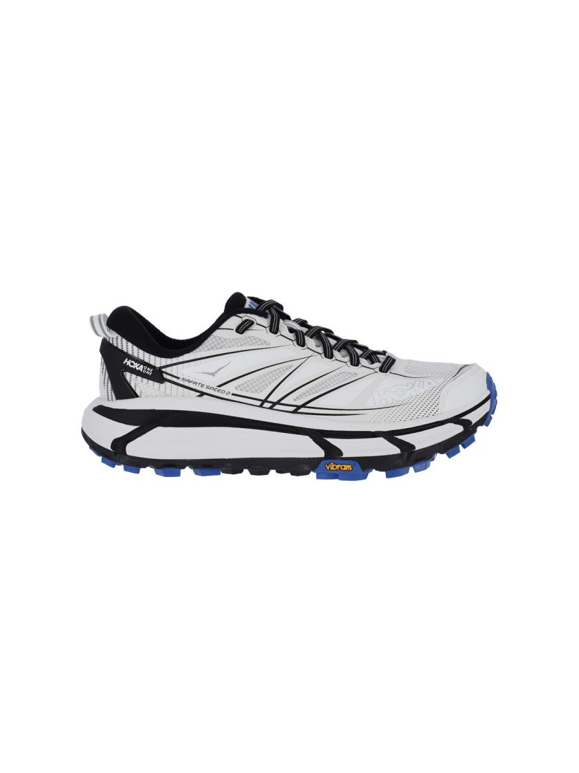 Hoka White Mafate Speed 2 Sneakers