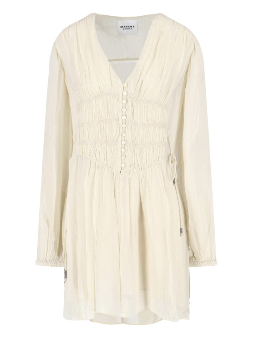Isabel Marant Étoile Flowing White Dress With Timeless Elegance