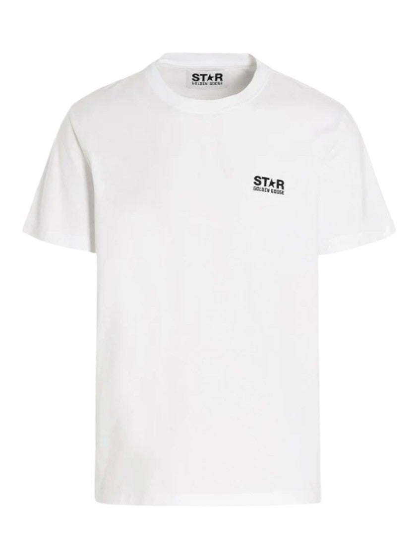 Golden Goose White Iconic Logo Cotton T-Shirt