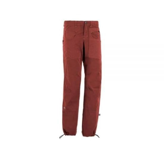 E9 Straight-Fit Pants With Mid-Rise Waist And Adjustable Hems