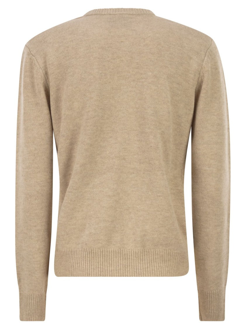 Mc2 Saint Barth New Queen - Wool-Blend Jumper With Embroidery