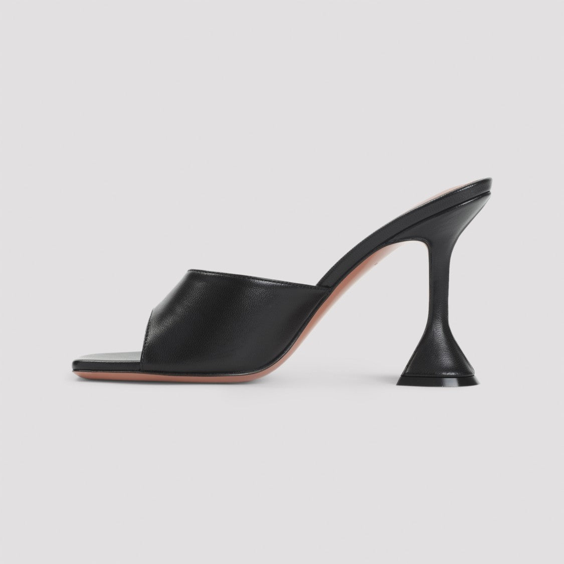 Amina Muaddi Flared High-Heeled Mule Sandal