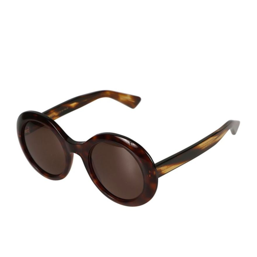 Kador Audrey Tortoiseshell Pattern Round Frame Sunglasses