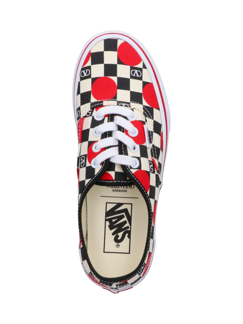 Valentino Garavani Low-Top Sneakers With Checkerboard Design