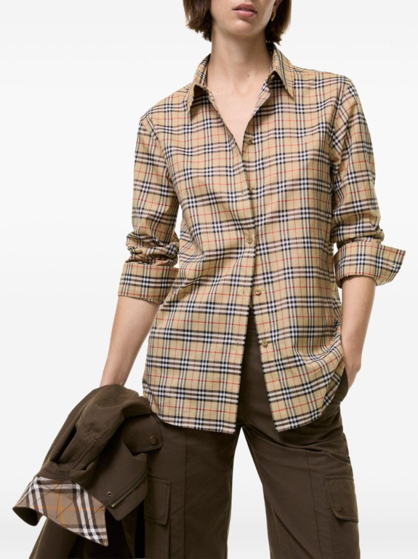 Burberry Classic-Fit Equestrian Cotton Shirt