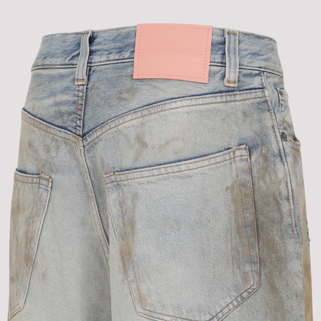 Acne Studios Penicillin Mid Blue Cotton Jeans