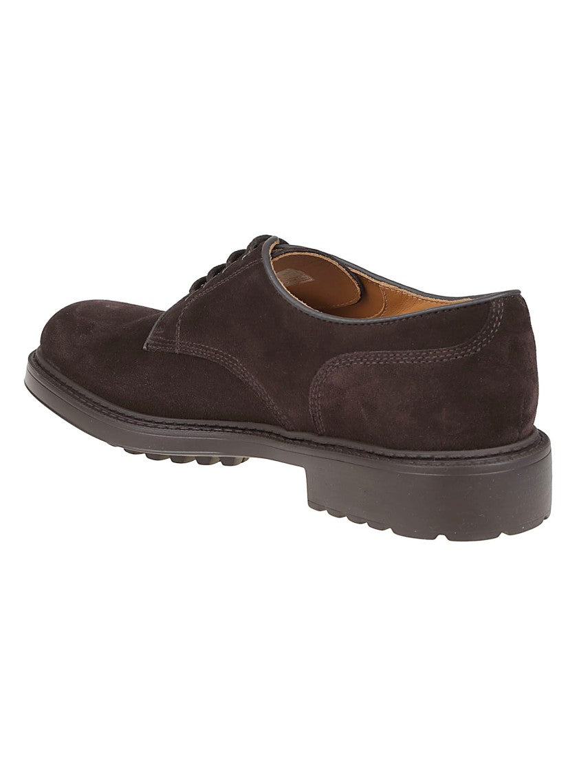 Doucal's Brown Suede Derby Brogues