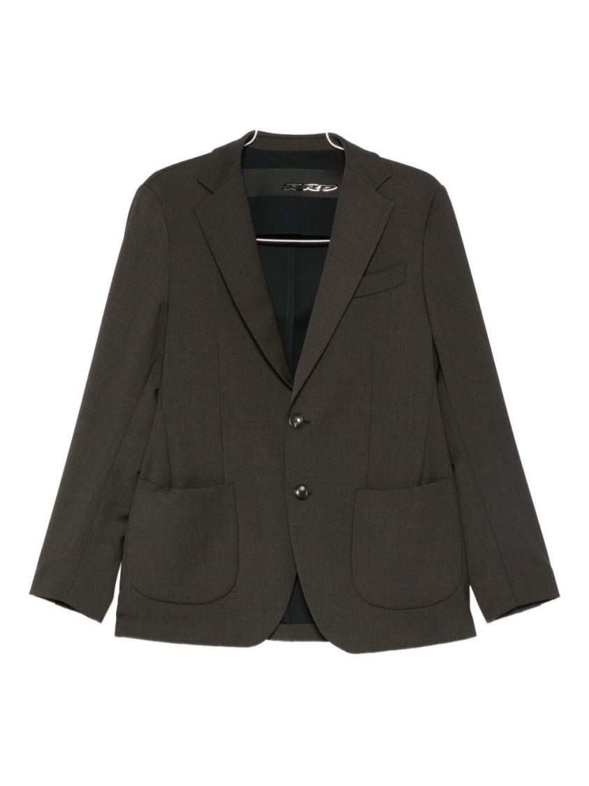 Rrd Structured Brown Jacket With Classic Silhouette