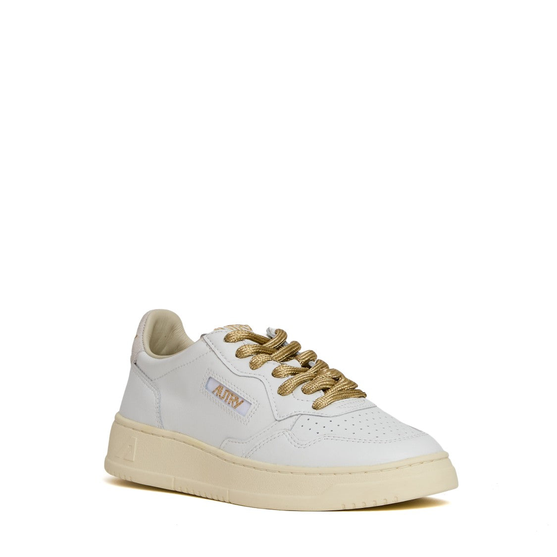 Autry Sneakers Medalist Low In Pelle Bianca