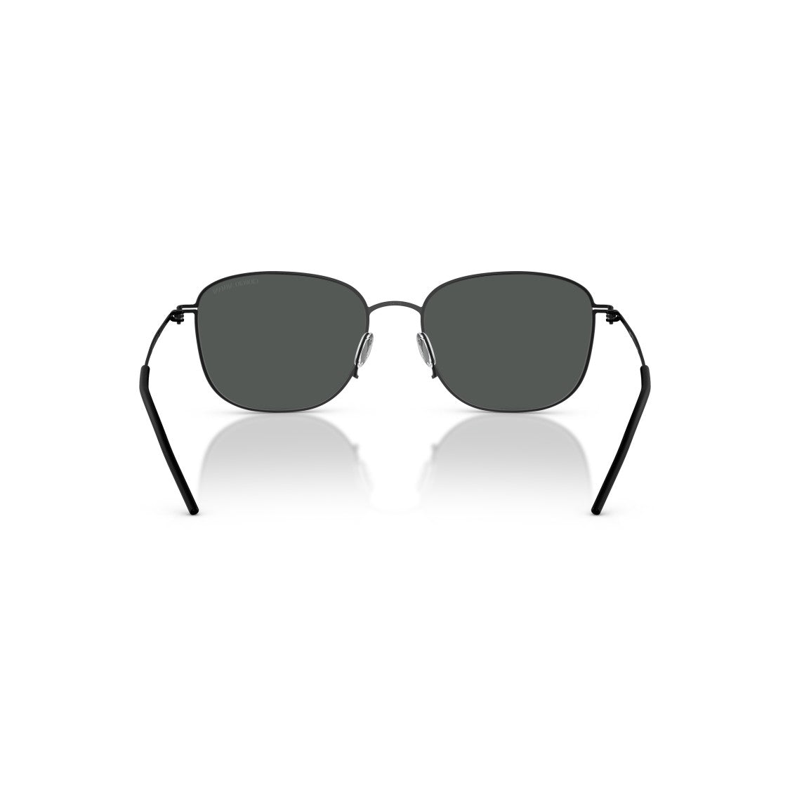 Giorgio Armani 0Ar6168 Rectangular Metal Frame Sunglasses With Adjustable Nose Pads