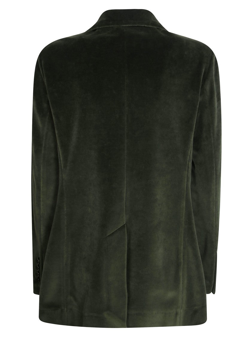 Circolo Smooth Velvet Blazer