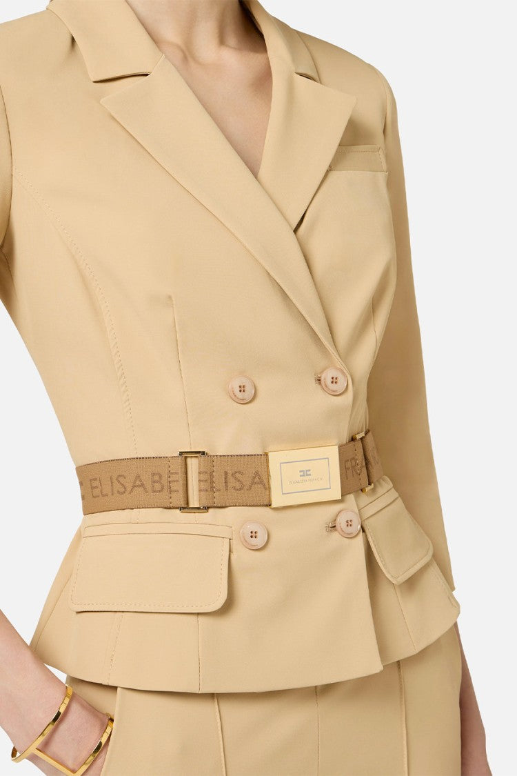 Elisabetta Franchi Polyamide-Blend Blazer