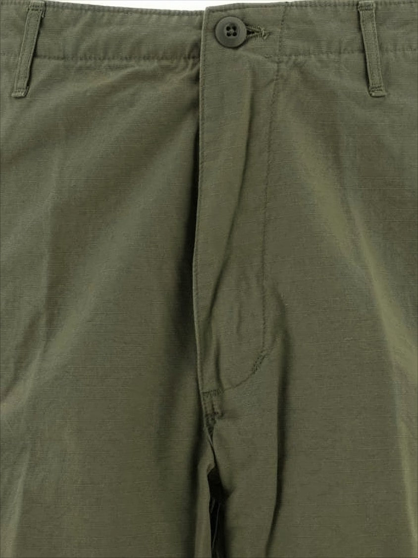 Orslow Utility-Inspired Straight Pants With Flap Pockets