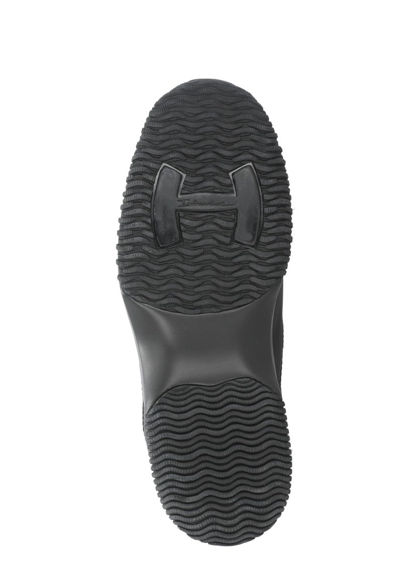 Hogan Black Interactive Tone On Tone Sneakers