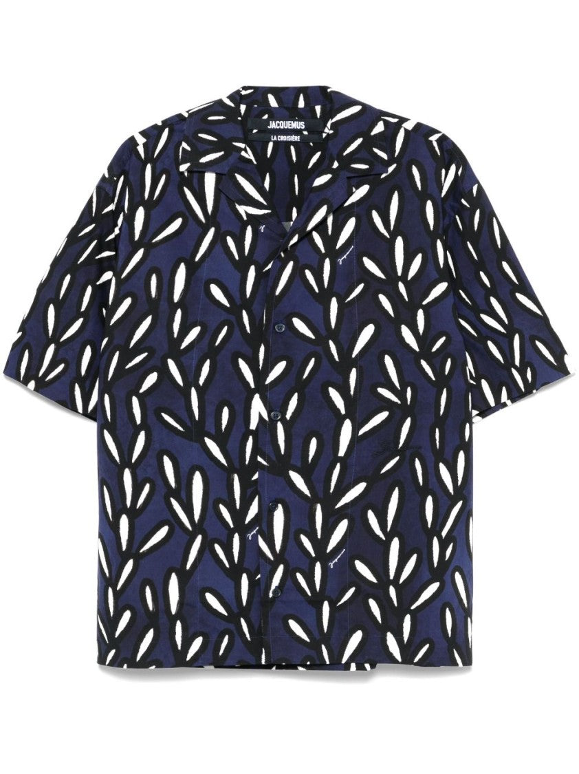 Jacquemus Short-Sleeved Camp Collar Shirt