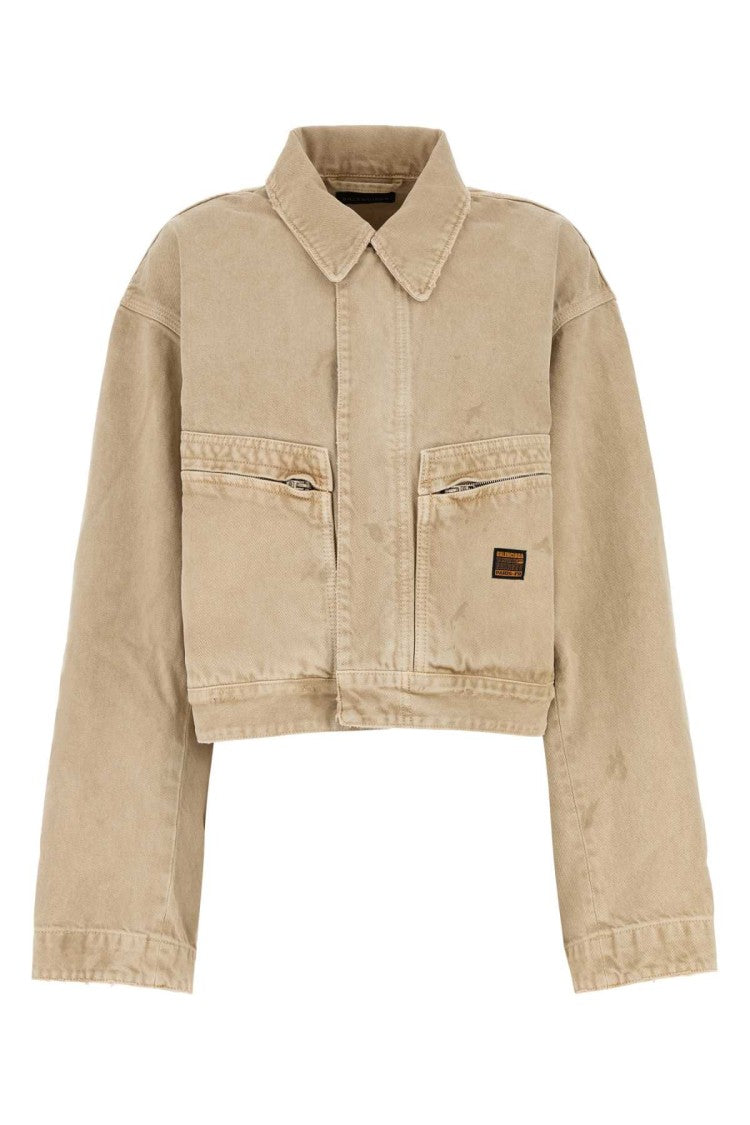 Balenciaga Beige Denim Jacket