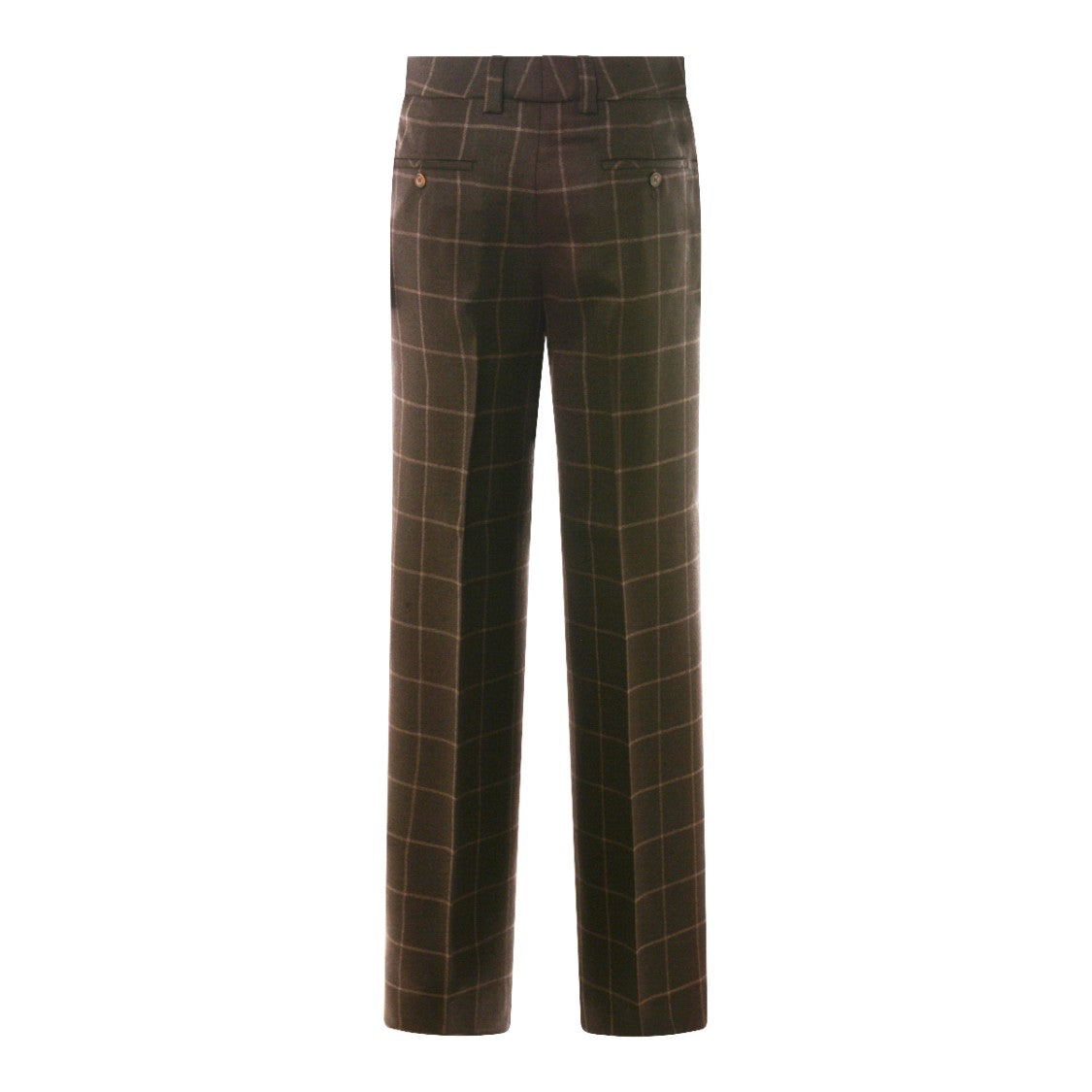 Incotex Brown Wool Pants