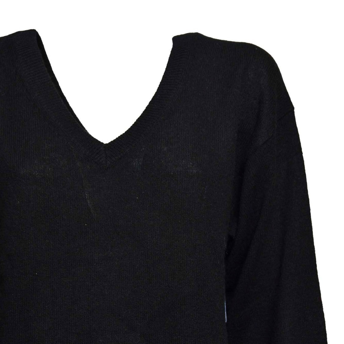 Equipment Black Cashmere V-Neck Sweater