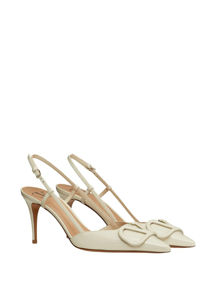 Valentino Patent Leather Slingback Pumps