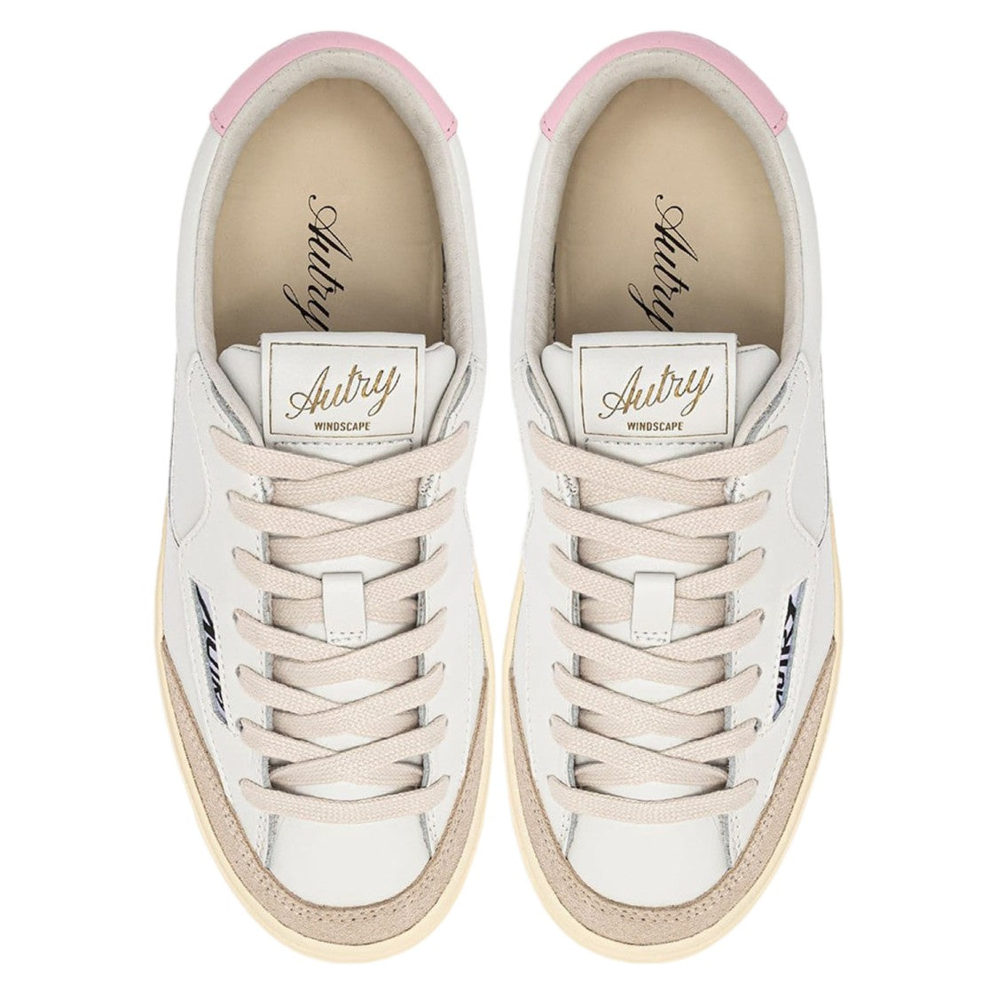 Autry Leather Sneakers With Round Toe And Rubber Sole