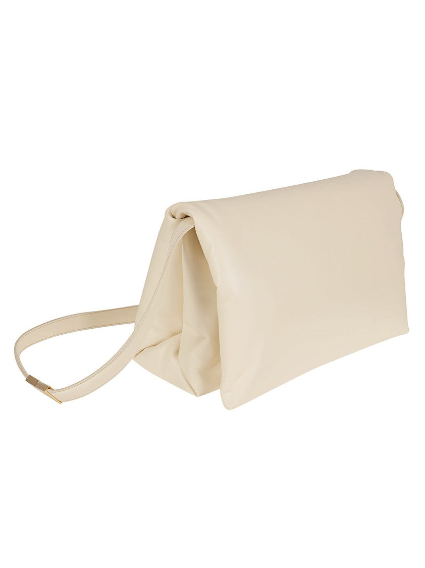Marni Structured Calf Leather Shoulder Bag