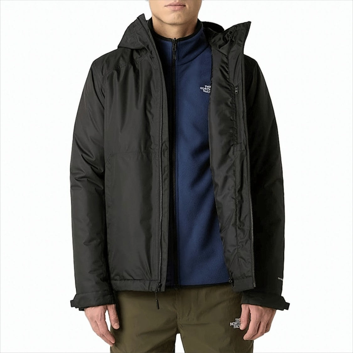 The North Face Versatile Black Millerton Jacket With Weather-Resistant Fabric