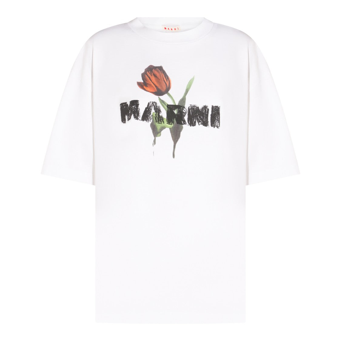 Marni White Cotton T-Shirt
