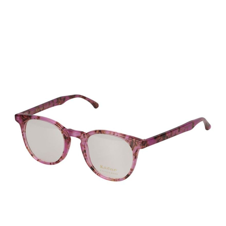 Kador Kuba Translucent Pink And Brown Tortoiseshell Eyeglasses