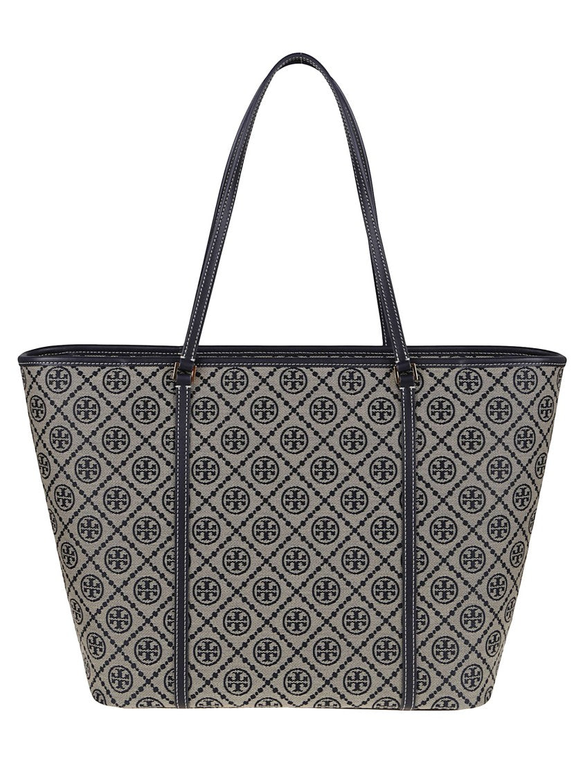 Tory Burch Geometric Patterned Shopper Bag With Sturdy Handles