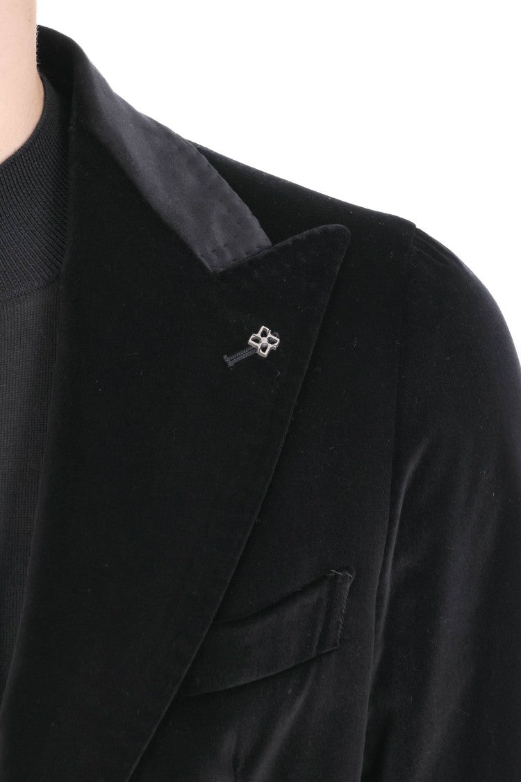 Tagliatore Pino Lerario Line Smooth Velvet Jacket